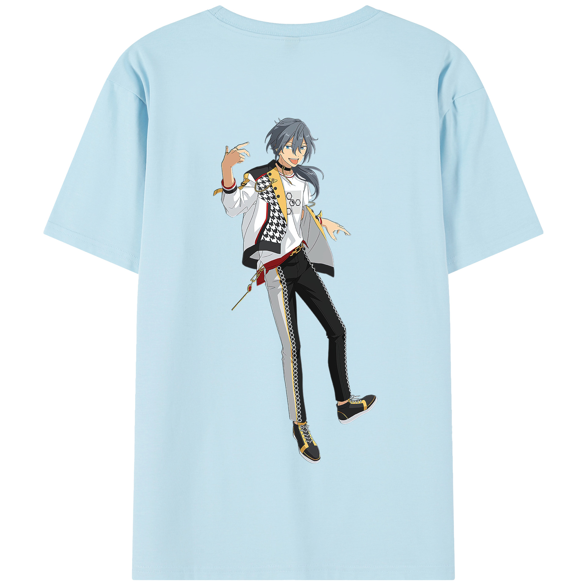 （画像用） あんさんぶるスターズ! Ensemble Stars 綿100％半袖Tシャツ（背面プリント）